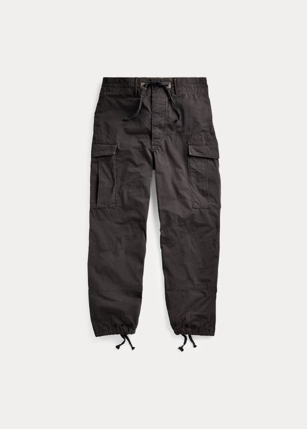 Ralph Lauren Bavlněné-Blend Cargo Pant Černé | j5NeYb23