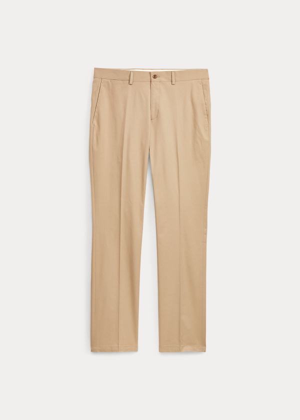 Ralph Lauren Bavlněné-Blend Chino Hnědožlutý | CxoDyhdJ