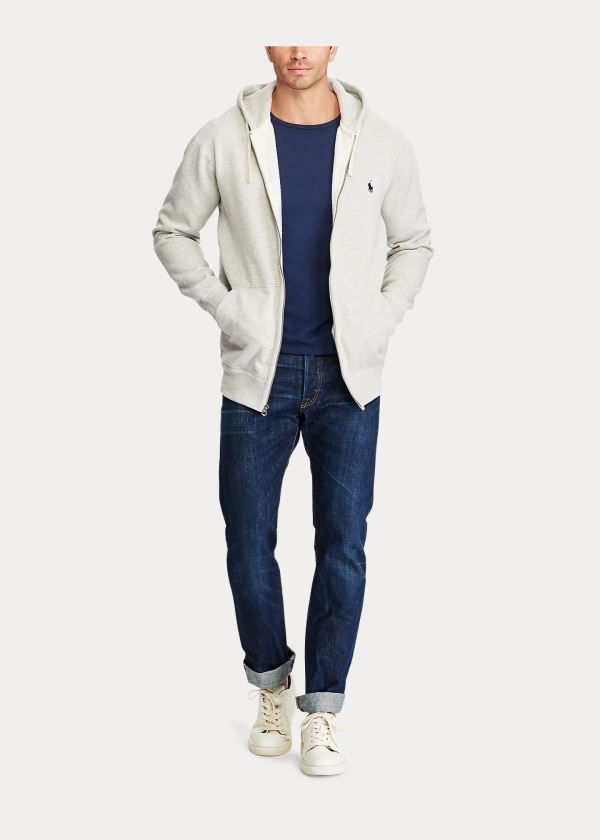 Ralph Lauren Bavlněné-Blend-Fleece Hoodie Béžový | 4QFv5lql