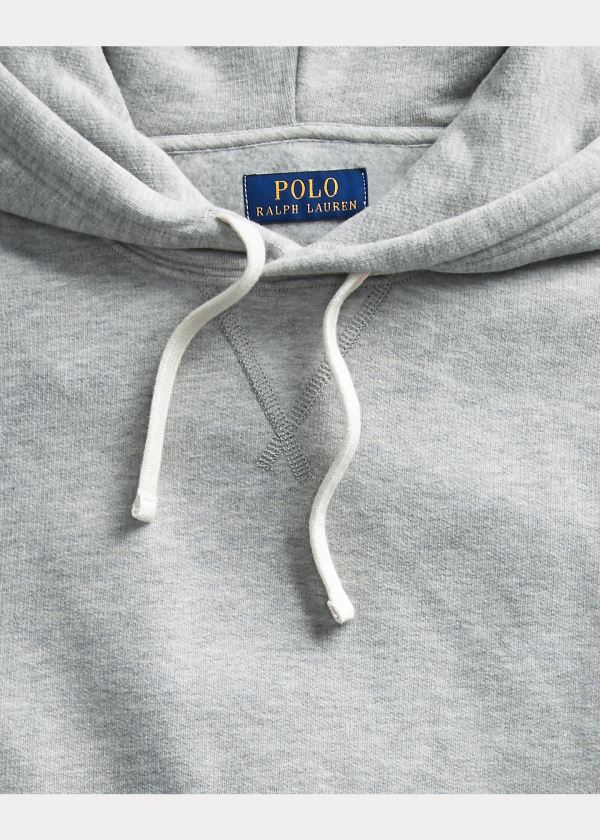 Ralph Lauren Bavlněné-Blend-Fleece Hoodie Šedé | ehPCsJj3