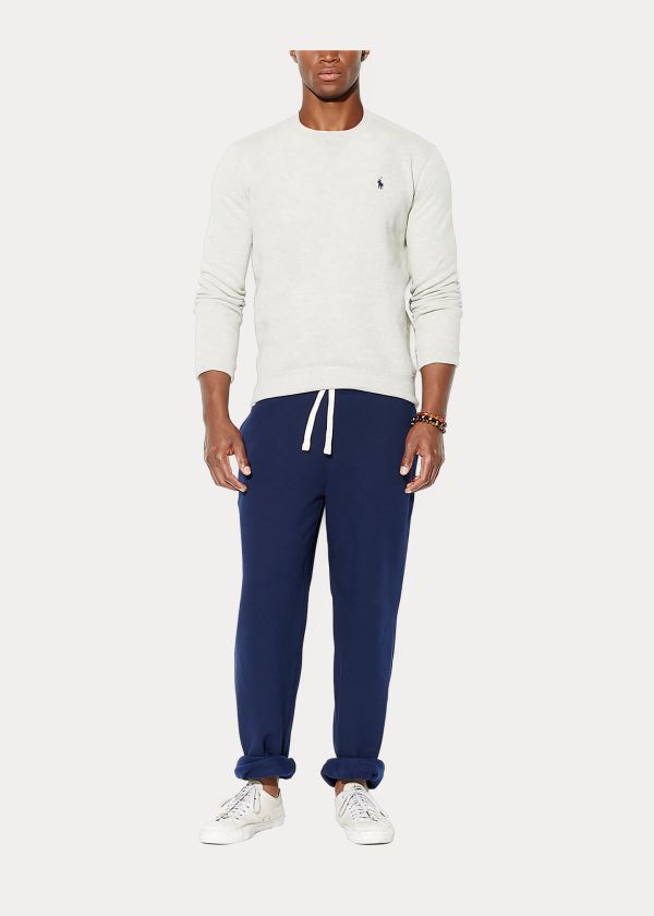 Ralph Lauren Bavlněné-Blend-Fleece Pant Tmavě Blankyt | 8womh64d