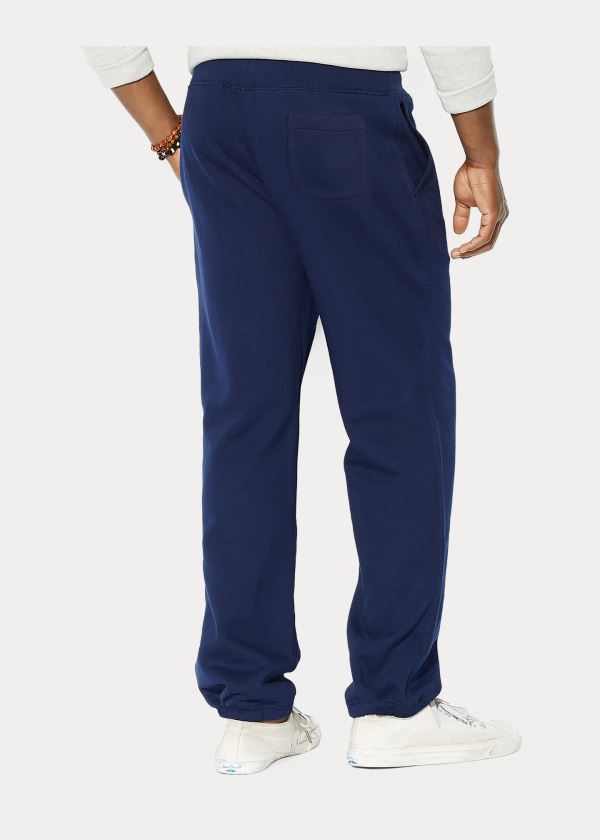 Ralph Lauren Bavlněné-Blend-Fleece Pant Tmavě Blankyt | 8womh64d
