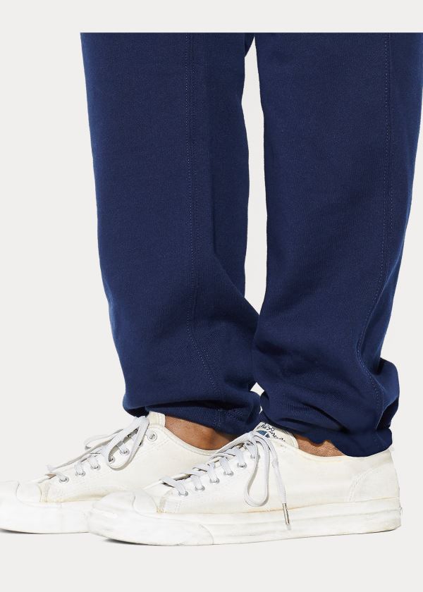 Ralph Lauren Bavlněné-Blend-Fleece Pant Tmavě Blankyt | 8womh64d