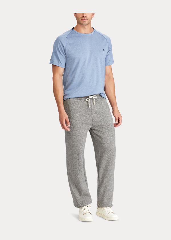 Ralph Lauren Bavlněné-Blend-Fleece Pant Šedé | CRDFPIDH