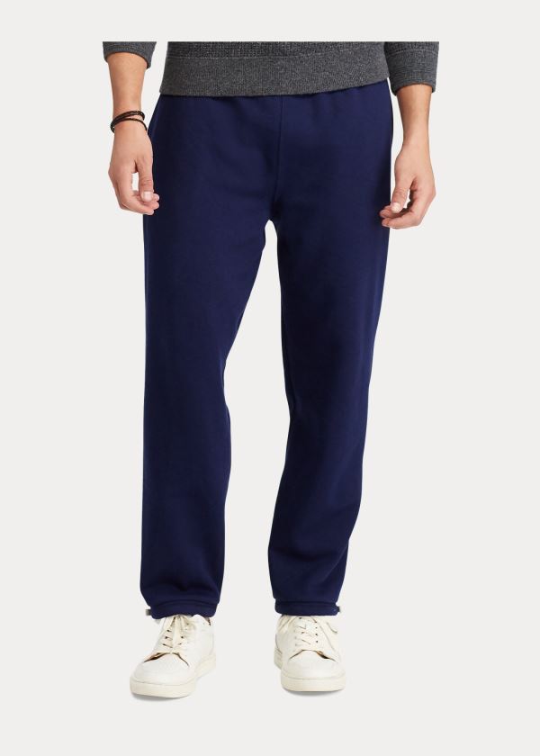 Ralph Lauren Bavlněné-Blend-Fleece Pant Tmavě Blankyt | HIJagdDe