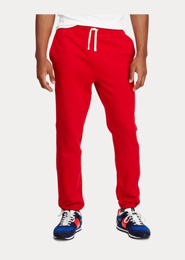 Ralph Lauren Bavlněné-Blend-Fleece Pant Červené | HlykdozY
