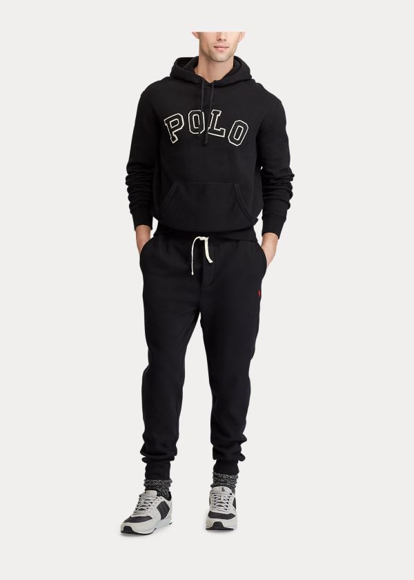 Ralph Lauren Bavlněné-Blend-Fleece Pant Černé | qh2nfFTO
