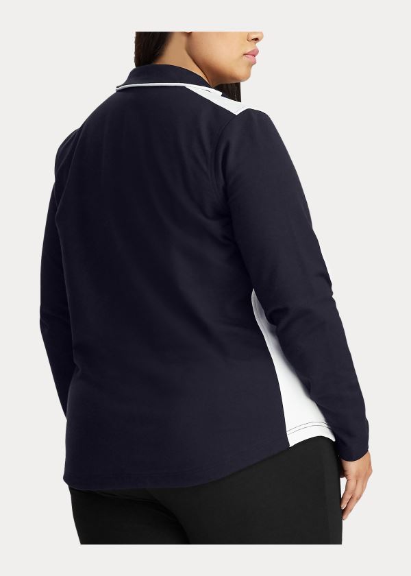 Ralph Lauren Bavlněné-Blend Jacket Tmavě Blankyt Krém | TZH6lfVR