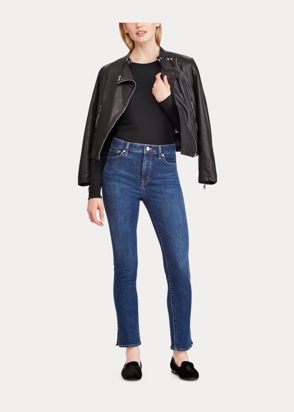 Ralph Lauren Bavlněné-Blend Long-Sleeve Top Černé | 6ZdnVpJ6