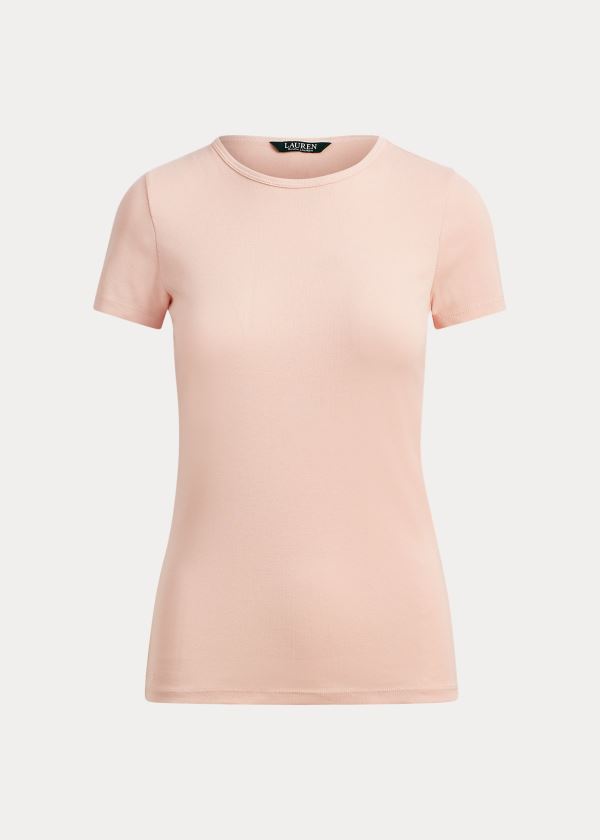Ralph Lauren Bavlněné-Blend T-Shirt Růžové | j2i2T0pZ