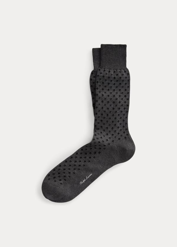 Ralph Lauren Bavlněné-Blend Šaty Socks Šedé | yB7j5dFt