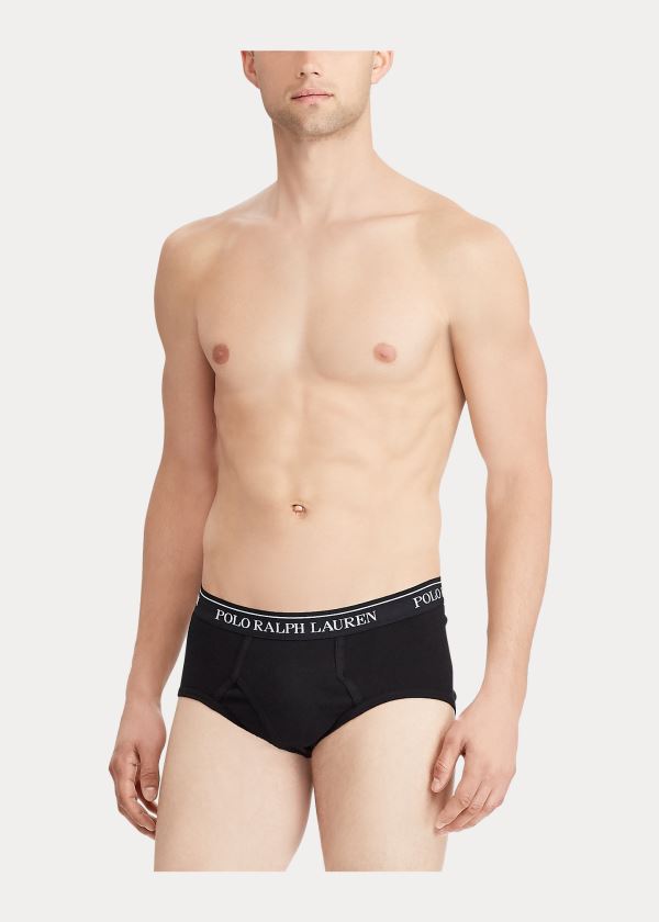 Ralph Lauren Bavlněné Brief 4-Pack Černé Viacfarebný | 3zY9CXke
