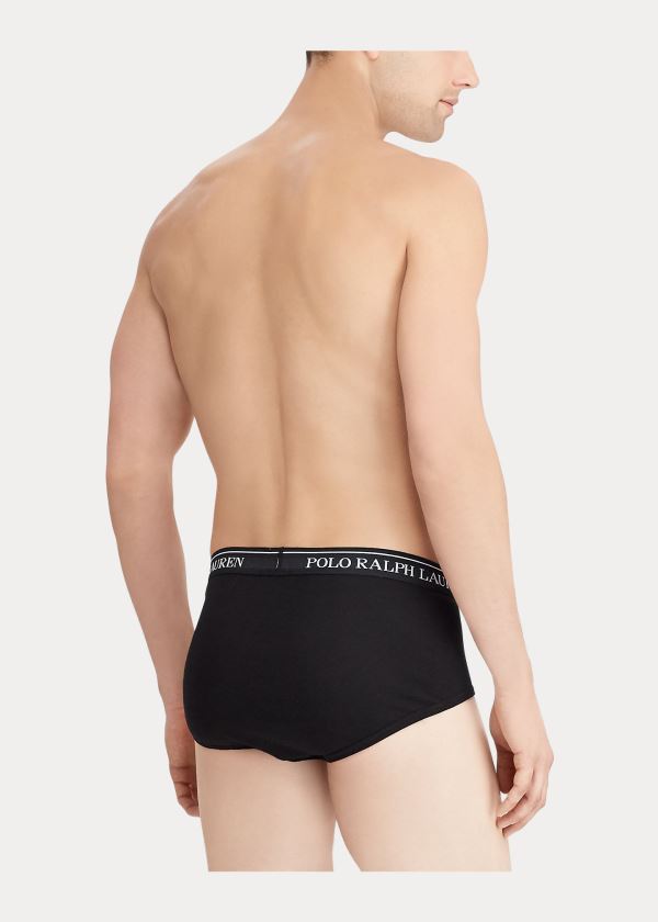 Ralph Lauren Bavlněné Brief 4-Pack Černé Viacfarebný | 3zY9CXke