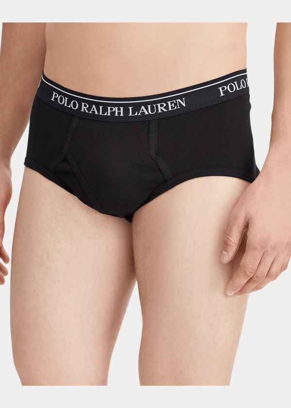 Ralph Lauren Bavlněné Brief 4-Pack Černé Viacfarebný | 3zY9CXke