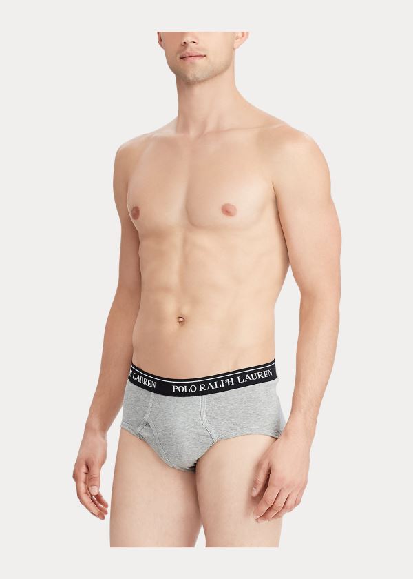 Ralph Lauren Bavlněné Brief 4-Pack Černé Viacfarebný | 3zY9CXke
