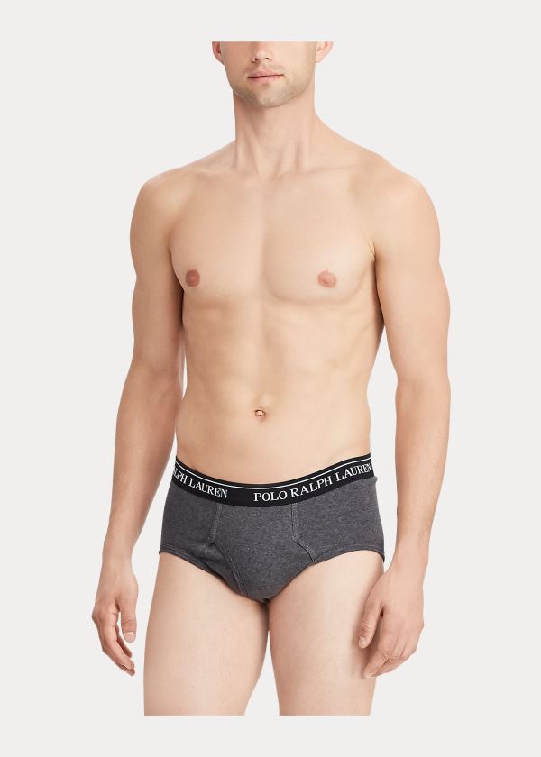 Ralph Lauren Bavlněné Brief 4-Pack Černé Viacfarebný | 3zY9CXke