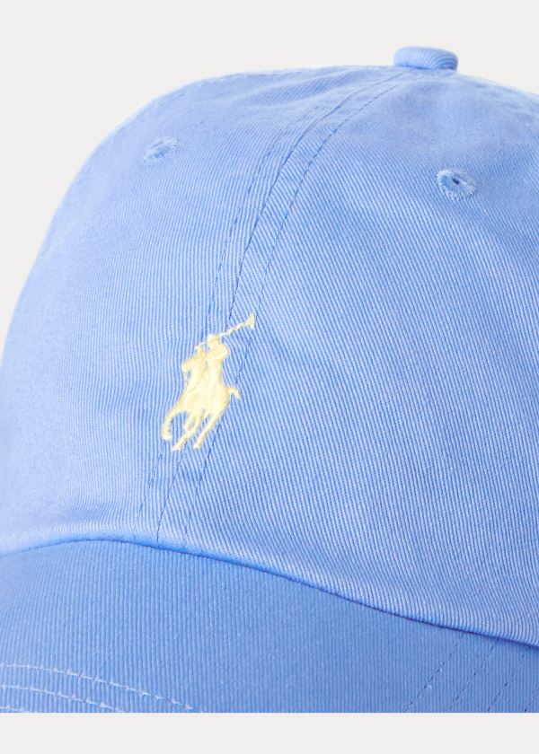 Ralph Lauren Bavlněné Chino Baseball Cap Blankyt | 1nx9nIXJ