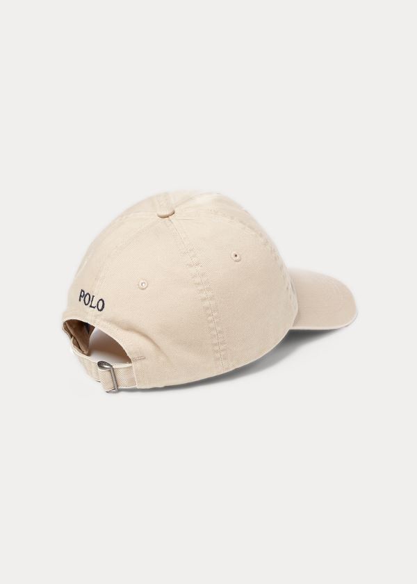 Ralph Lauren Bavlněné Chino Baseball Cap Béžový | MDjTt7Ue