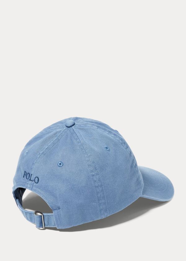 Ralph Lauren Bavlněné Chino Baseball Cap Blankyt | jRlxOp7y