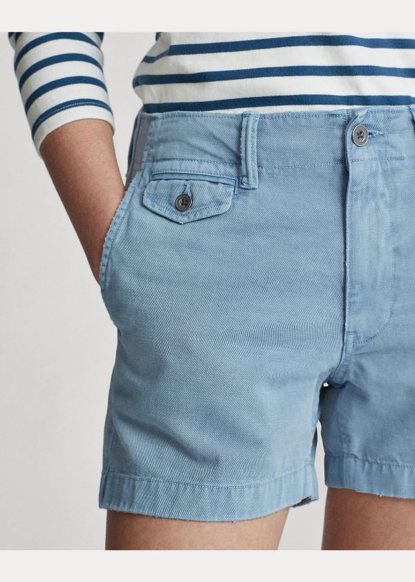 Ralph Lauren Bavlněné Chino Krátké Blankyt | gTMc9CKl