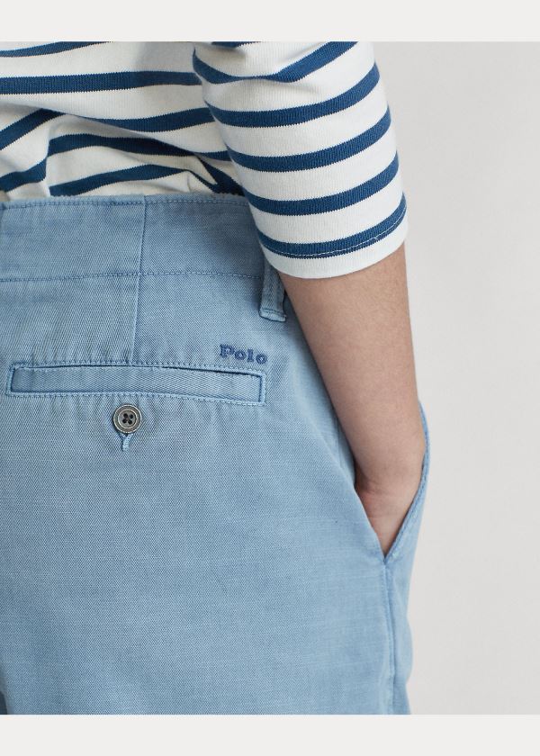 Ralph Lauren Bavlněné Chino Krátké Blankyt | gTMc9CKl