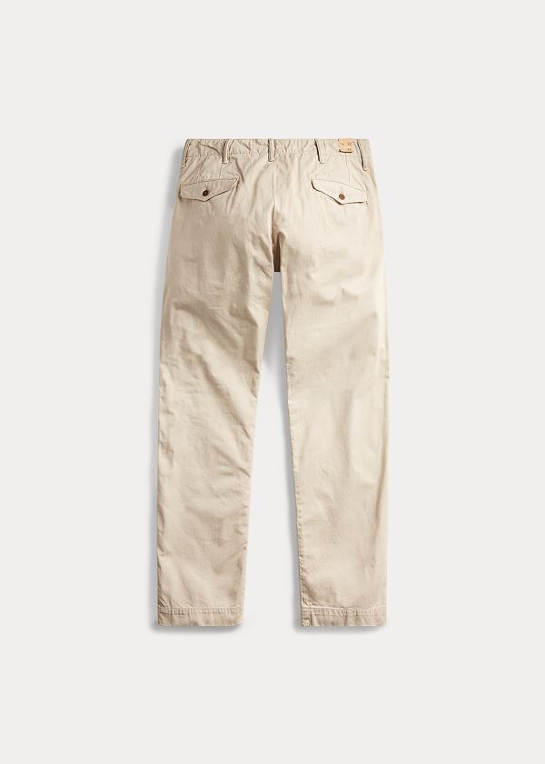 Ralph Lauren Bavlněné Chino Pant Béžový | SDnKEPAf