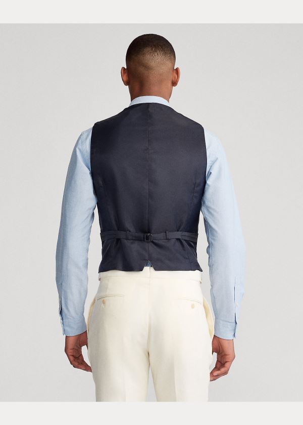 Ralph Lauren Bavlněné Denim Vest Indigo | oZstTO13
