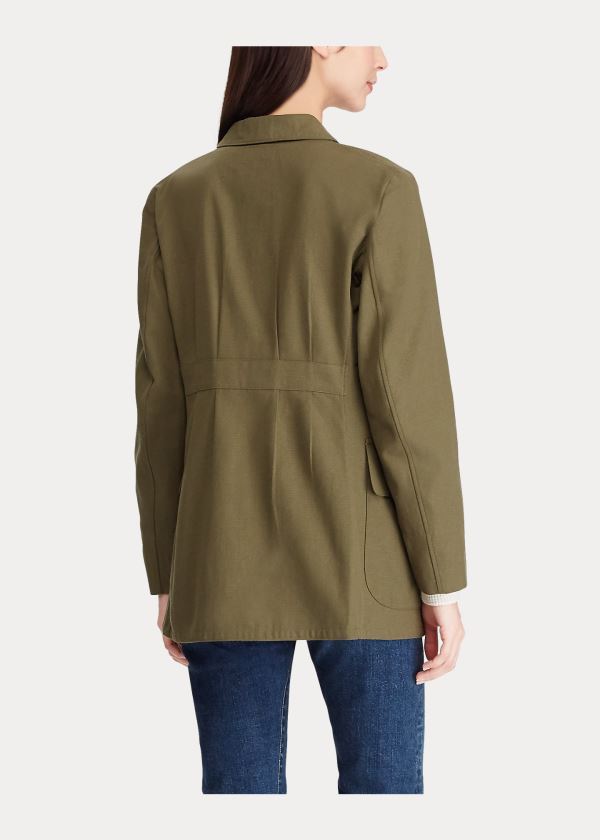 Ralph Lauren Bavlněné Dobby Jacket Olivy Zelené | gEyO0mGu