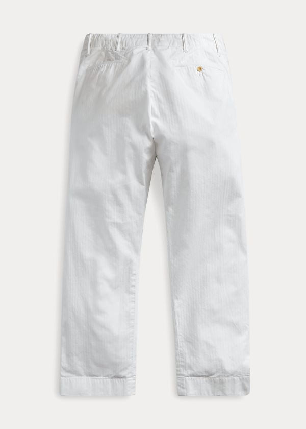 Ralph Lauren Bavlněné Field Chino Bílé | P9ZOyzAj