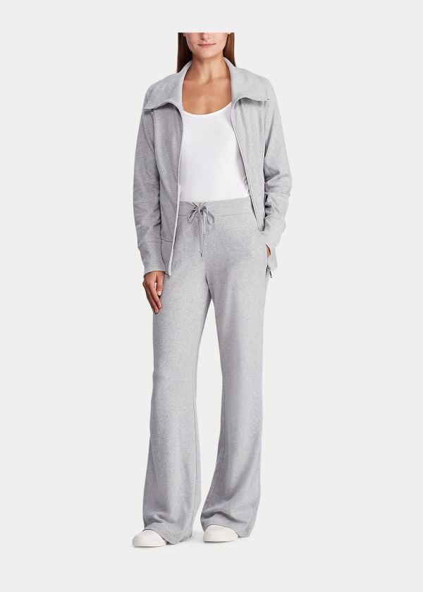Ralph Lauren Bavlněné Full-Zip Jacket Šedé | 4OgTr2bv