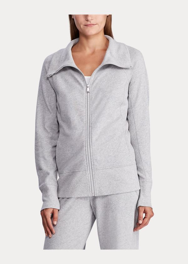 Ralph Lauren Bavlněné Full-Zip Jacket Šedé | 4OgTr2bv