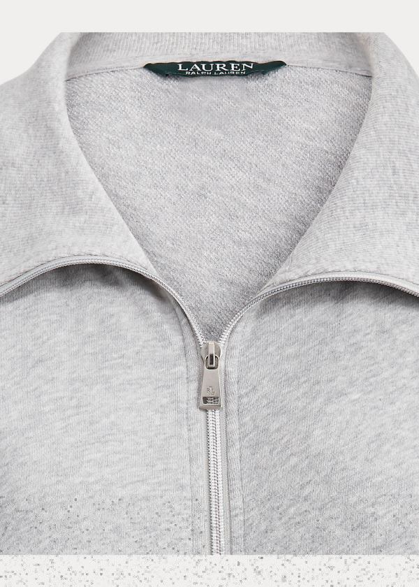 Ralph Lauren Bavlněné Full-Zip Jacket Šedé | 4OgTr2bv