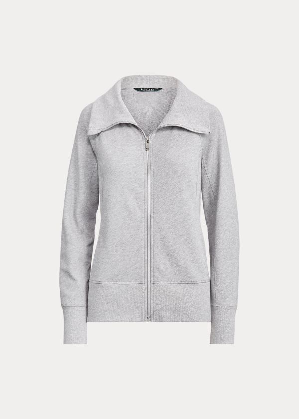 Ralph Lauren Bavlněné Full-Zip Jacket Šedé | 4OgTr2bv