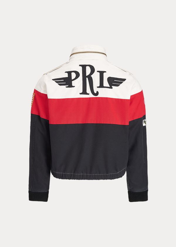 Ralph Lauren Bavlněné Graphic Bomber Jacket Viacfarebný | GdQR2Bjf