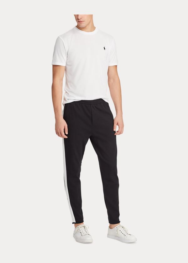 Ralph Lauren Bavlněné Interlock Track Pant Černé | FBkxHOkp