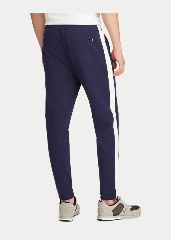 Ralph Lauren Bavlněné Interlock Track Pant Tmavě Blankyt | v4ywznYF