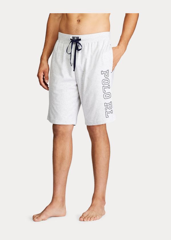 Ralph Lauren Bavlněné Jersey Sleep Krátké Šedé | 4syk7C3n