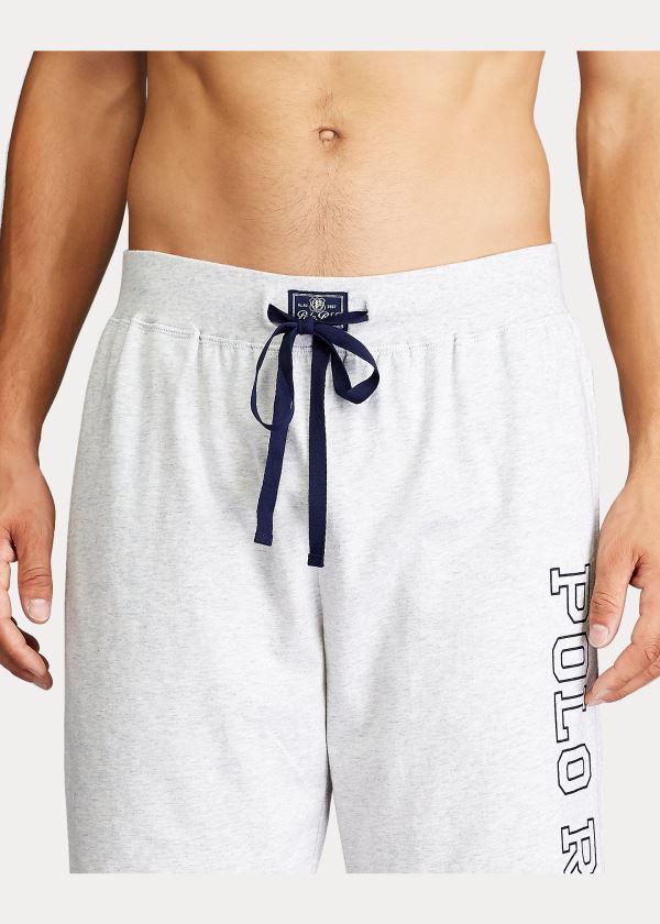 Ralph Lauren Bavlněné Jersey Sleep Krátké Šedé | 4syk7C3n