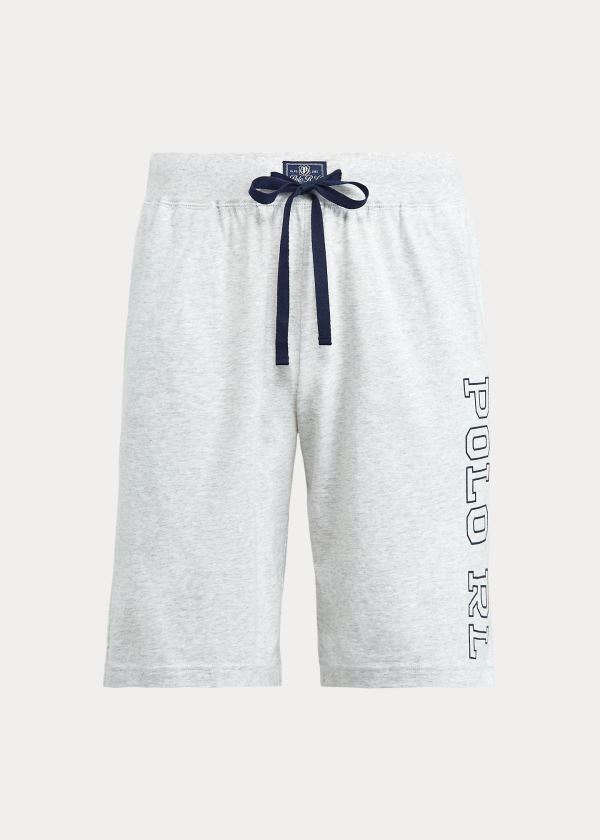 Ralph Lauren Bavlněné Jersey Sleep Krátké Šedé | 4syk7C3n