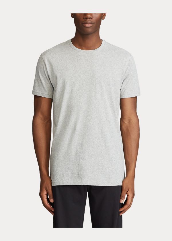 Ralph Lauren Bavlněné Jersey Sleep Shirt Šedé | fjKG3KLE