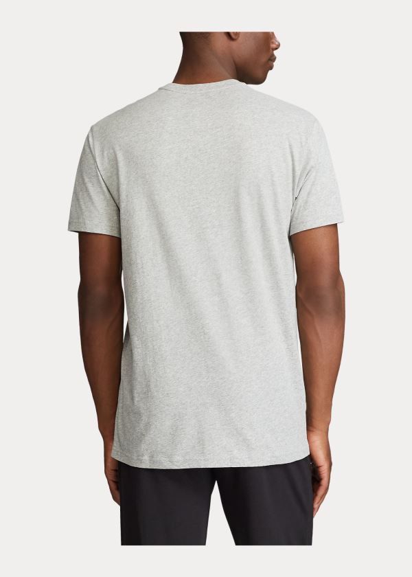 Ralph Lauren Bavlněné Jersey Sleep Shirt Šedé | fjKG3KLE
