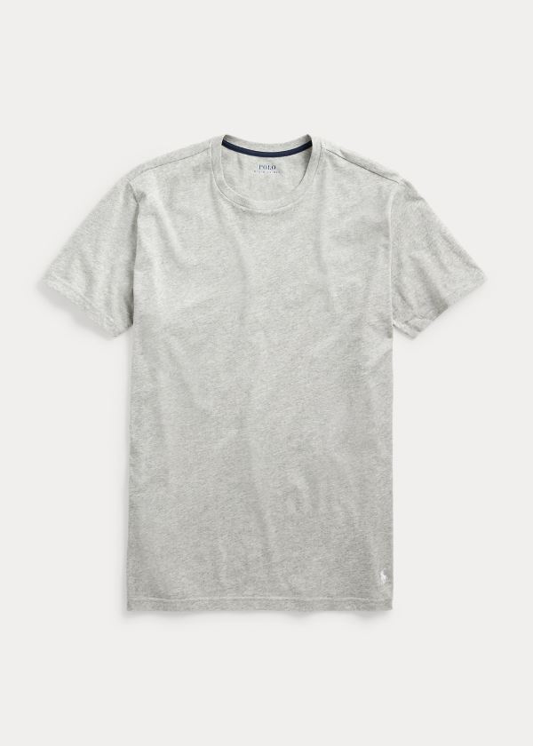 Ralph Lauren Bavlněné Jersey Sleep Shirt Šedé | fjKG3KLE
