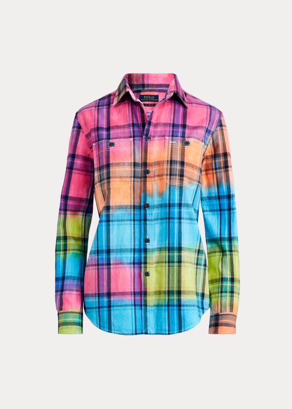 Ralph Lauren Bavlněné Madras Shirt Viacfarebný | IKobp4Ov