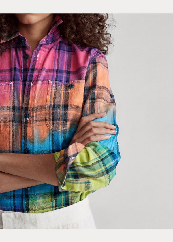 Ralph Lauren Bavlněné Madras Shirt Viacfarebný | IKobp4Ov