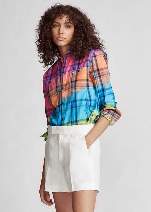 Ralph Lauren Bavlněné Madras Shirt Viacfarebný | IKobp4Ov