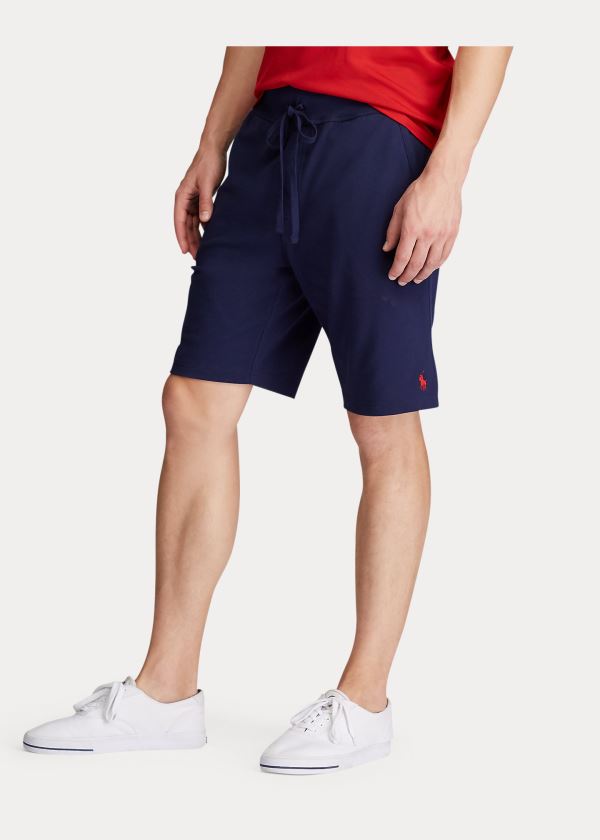 Ralph Lauren Bavlněné Mesh Krátké Tmavě Blankyt Červené | YvJAR5PG