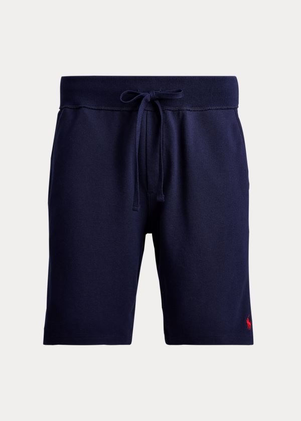 Ralph Lauren Bavlněné Mesh Krátké Tmavě Blankyt Červené | YvJAR5PG
