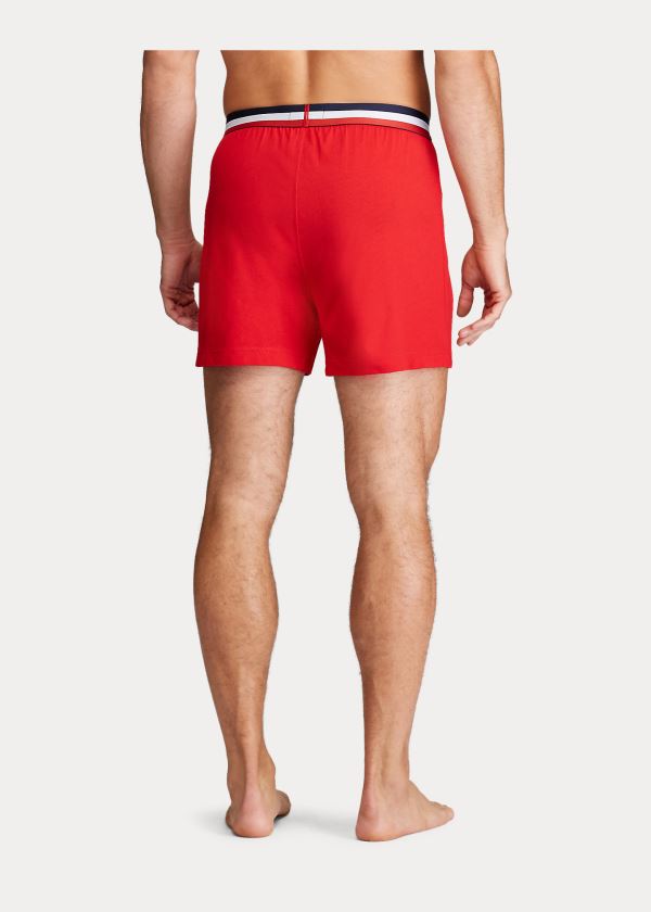 Ralph Lauren Bavlněné-Modal Knit Boxerské Červené | W8gcOERq