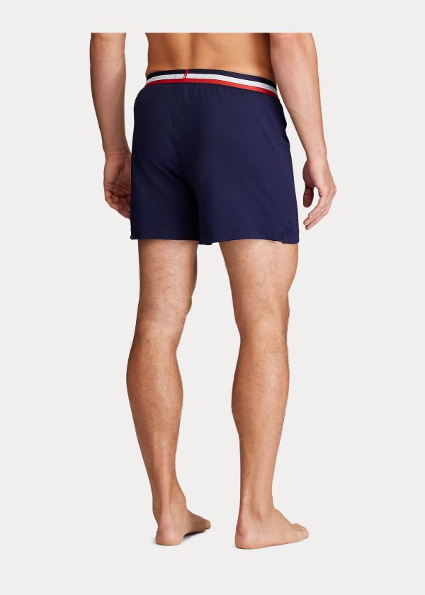 Ralph Lauren Bavlněné-Modal Knit Boxerské Tmavě Blankyt Červené | b7mtJwyD
