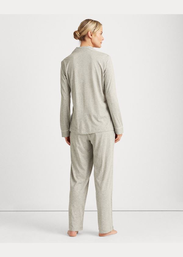 Ralph Lauren Bavlněné-Modal Sleep Set Šedé | B41izly0